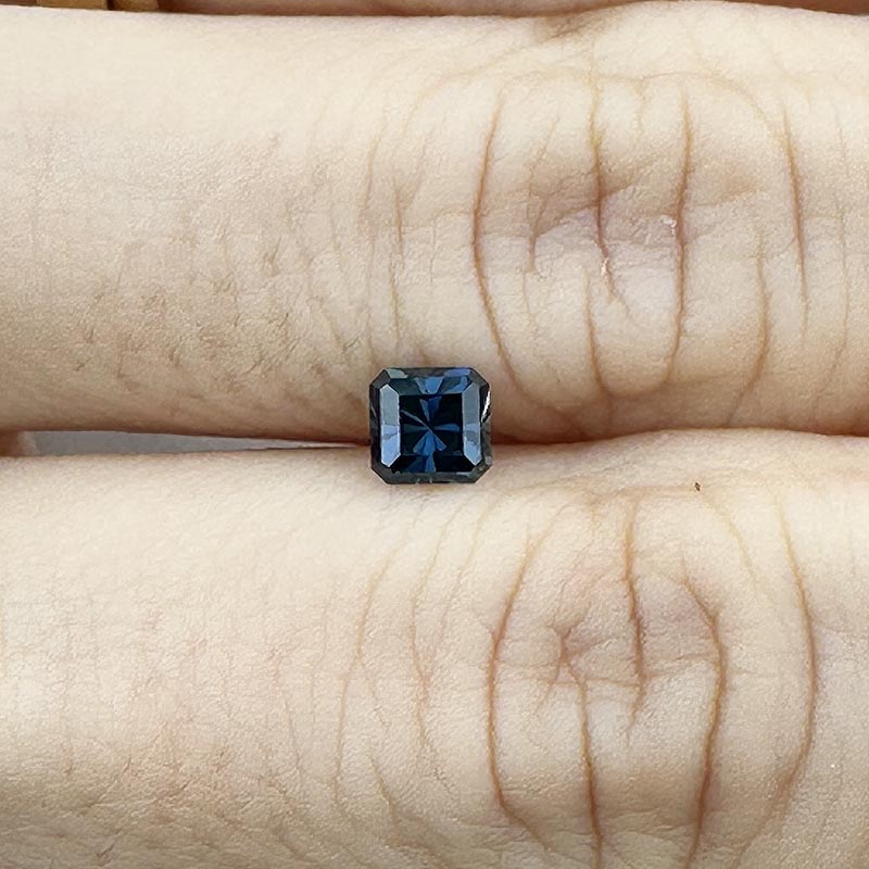 Blue Australian Sapphire view 2