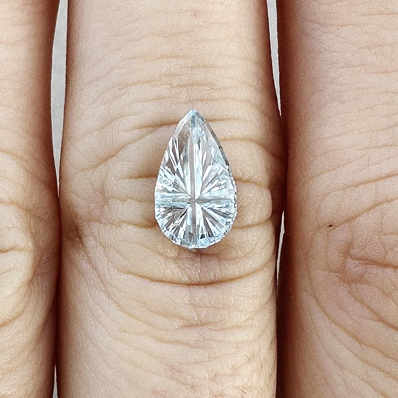 Pale Blue Montana Sapphire view 2