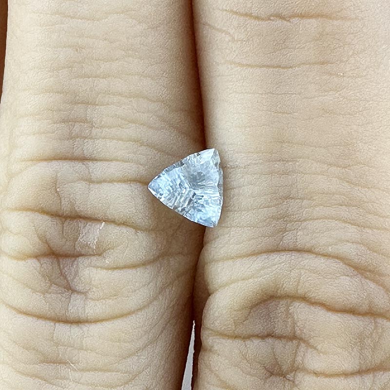 Pale Blue Sapphire view 2