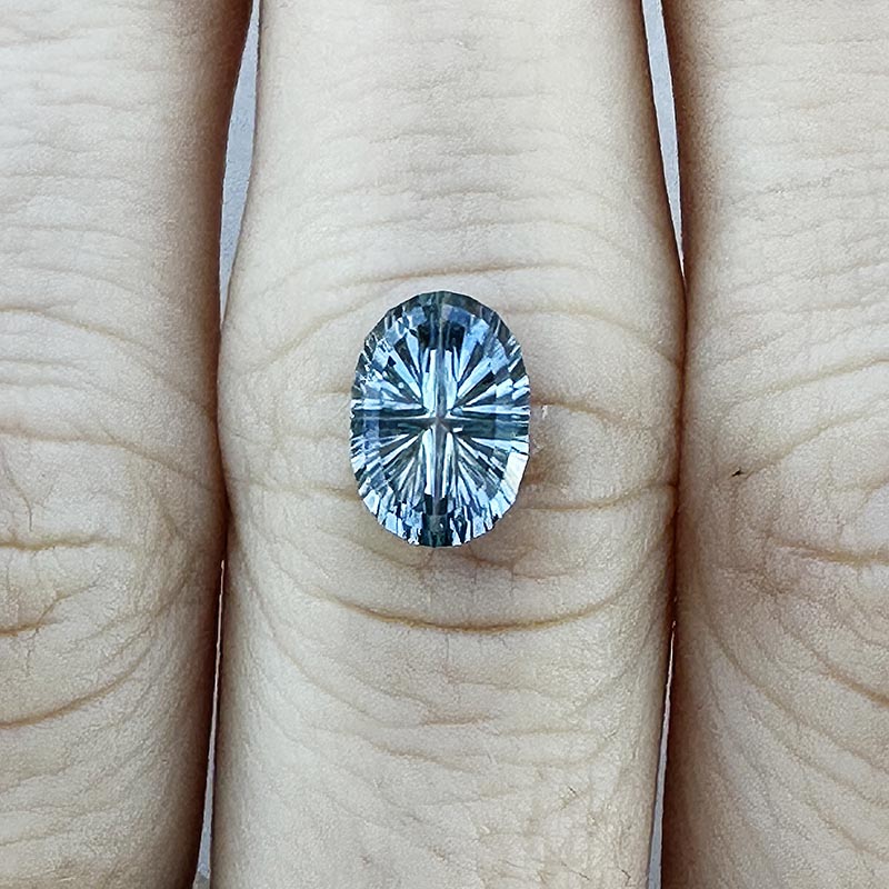 Blue Montana Sapphire view 2