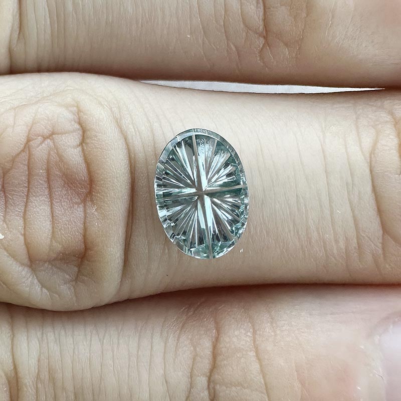 Gray Green Montana Sapphire view 2