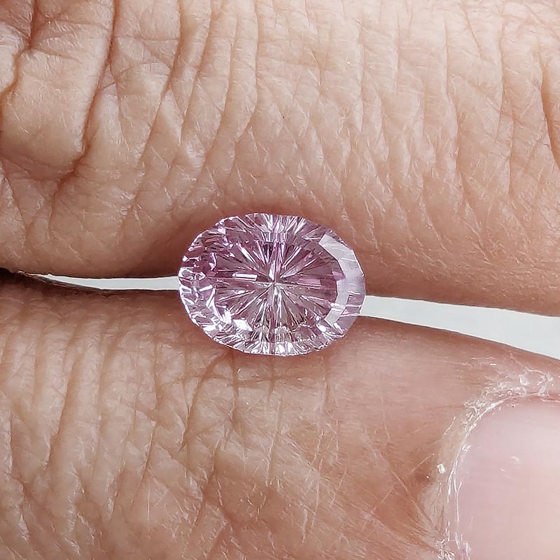 Pinkish Padparadscha Sapphire view 2