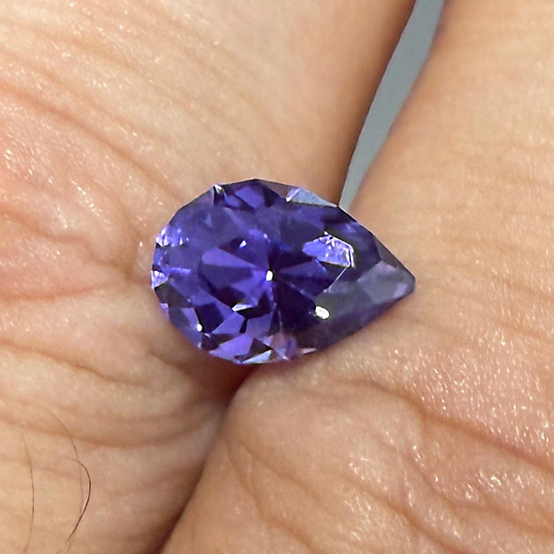 Blue/Purple Unheated Sapphire view 2