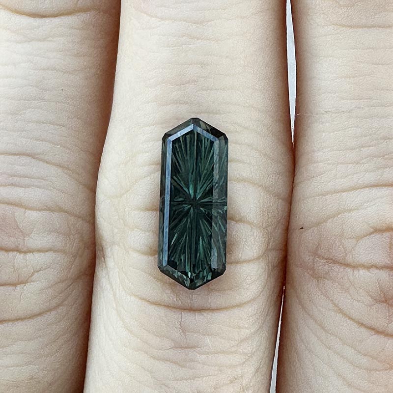 Teal Australian Sapphire view 2