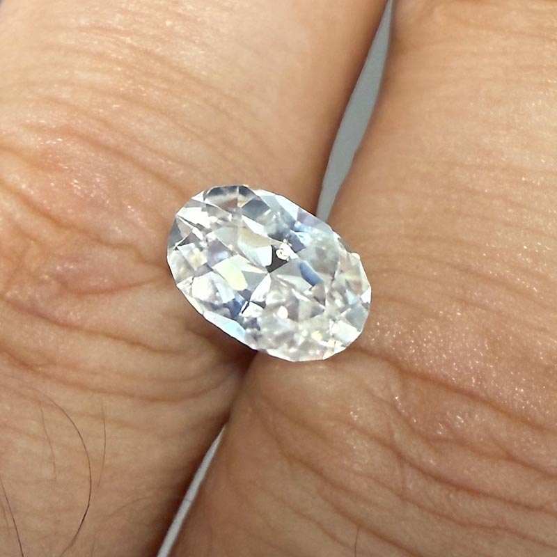 Almost White Sapphire view 2