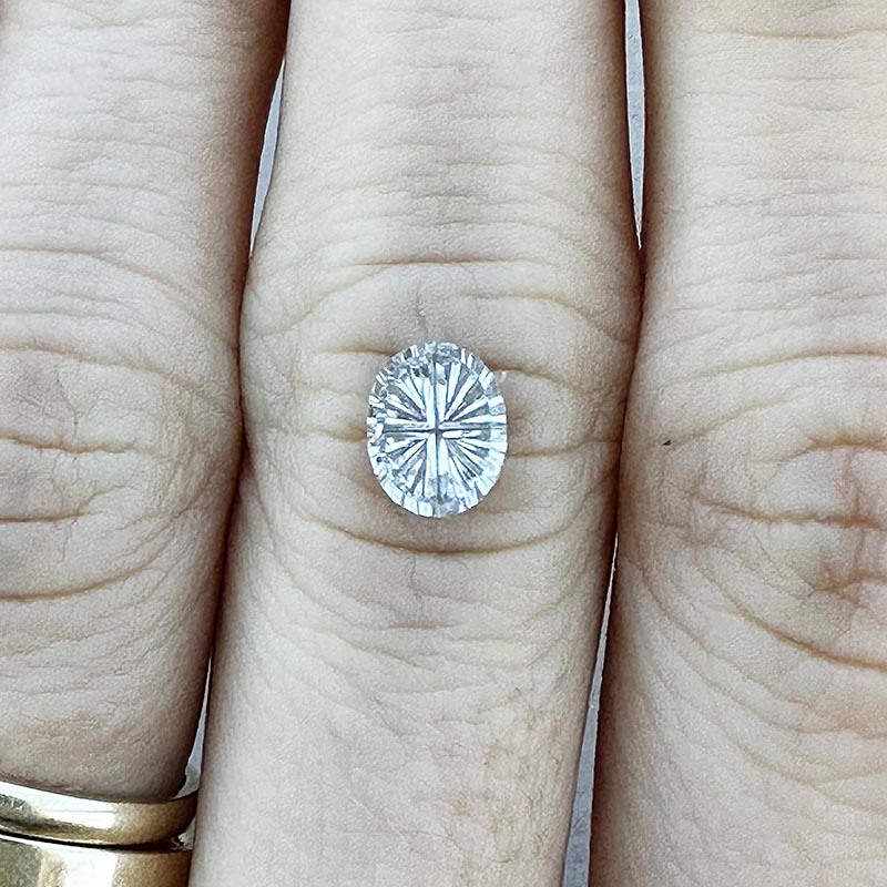 White Montana Sapphire view 2