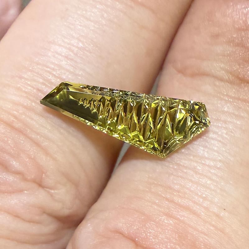 Yellow Australian Sapphire view 2