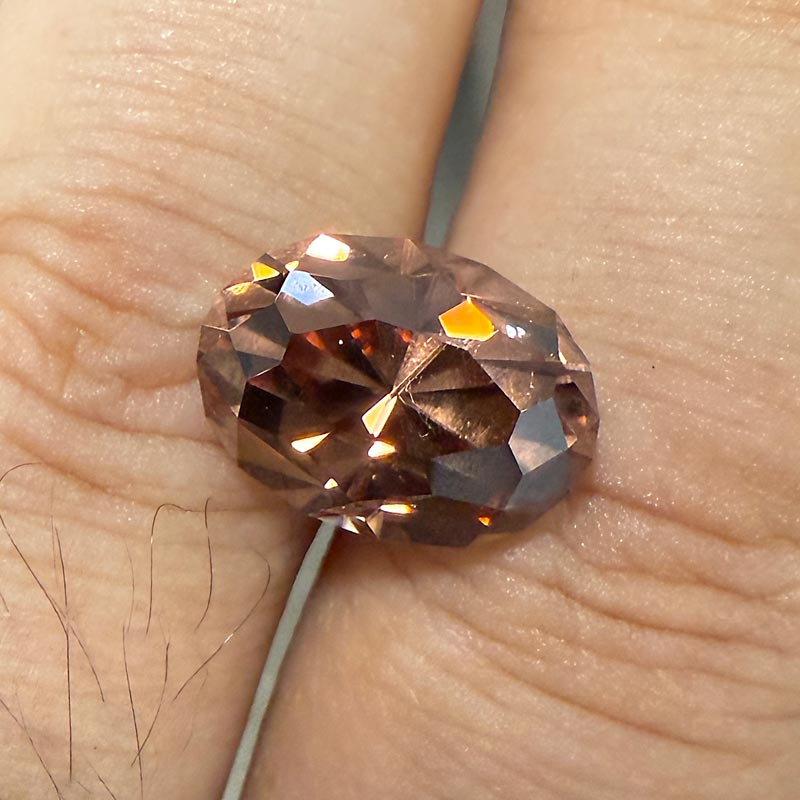 Orange/Brown Zircon view 2