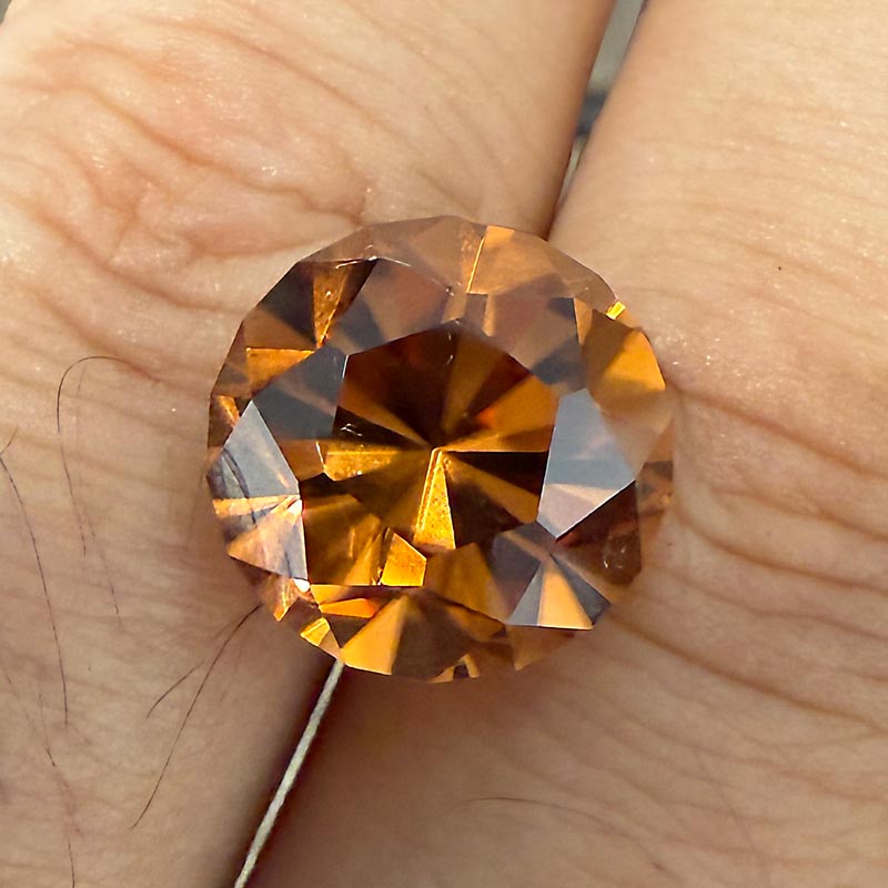 Orange/Brown Zircon view 2