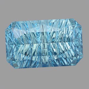 Strong Blue Aquamarine gemstone