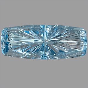 Strong Blue Aquamarine gemstone