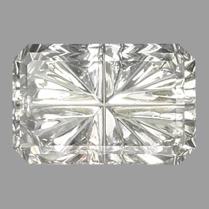 Almost White Montana Sapphire gemstone