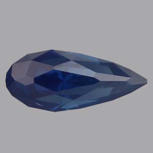 Blue Unheated Sapphire gemstone