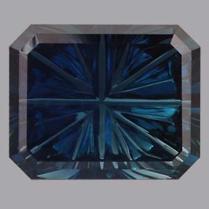 Deep Blue Australian Sapphire gemstone