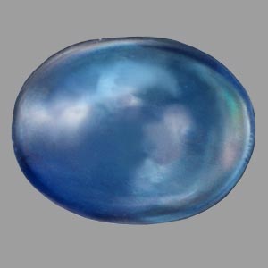 Blue Australian Sapphire gemstone