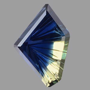 Parti Color Australian Sapphire gemstone