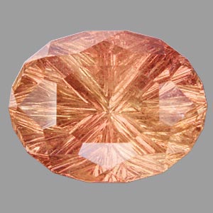 Red/Orange Sapphire gemstone