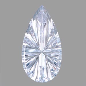 Silver White Sapphire gemstone