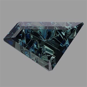 Teal Australian Sapphire gemstone