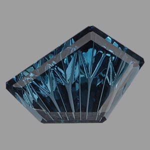 Teal Australian Sapphire gemstone