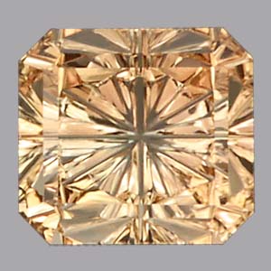 Yellow/Peach Tourmaline gemstone