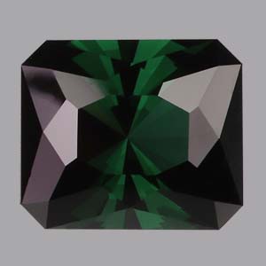 Dark Green Tourmaline gemstone
