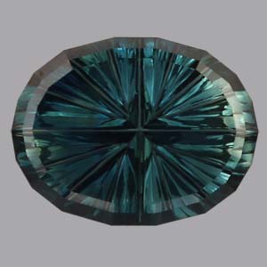 Teal Australian Sapphire gemstone