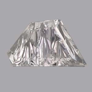 Almost White Sapphire gemstone