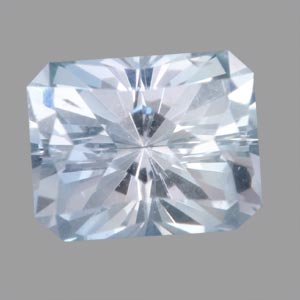 White/Pale Blue Sapphire gemstone