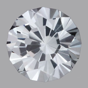 White Montana Sapphire gemstone