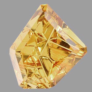 Yellow/Orange Tourmaline gemstone